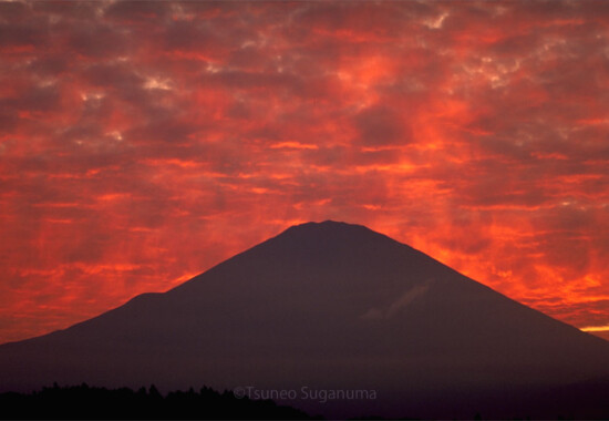 小山町からの夕焼け